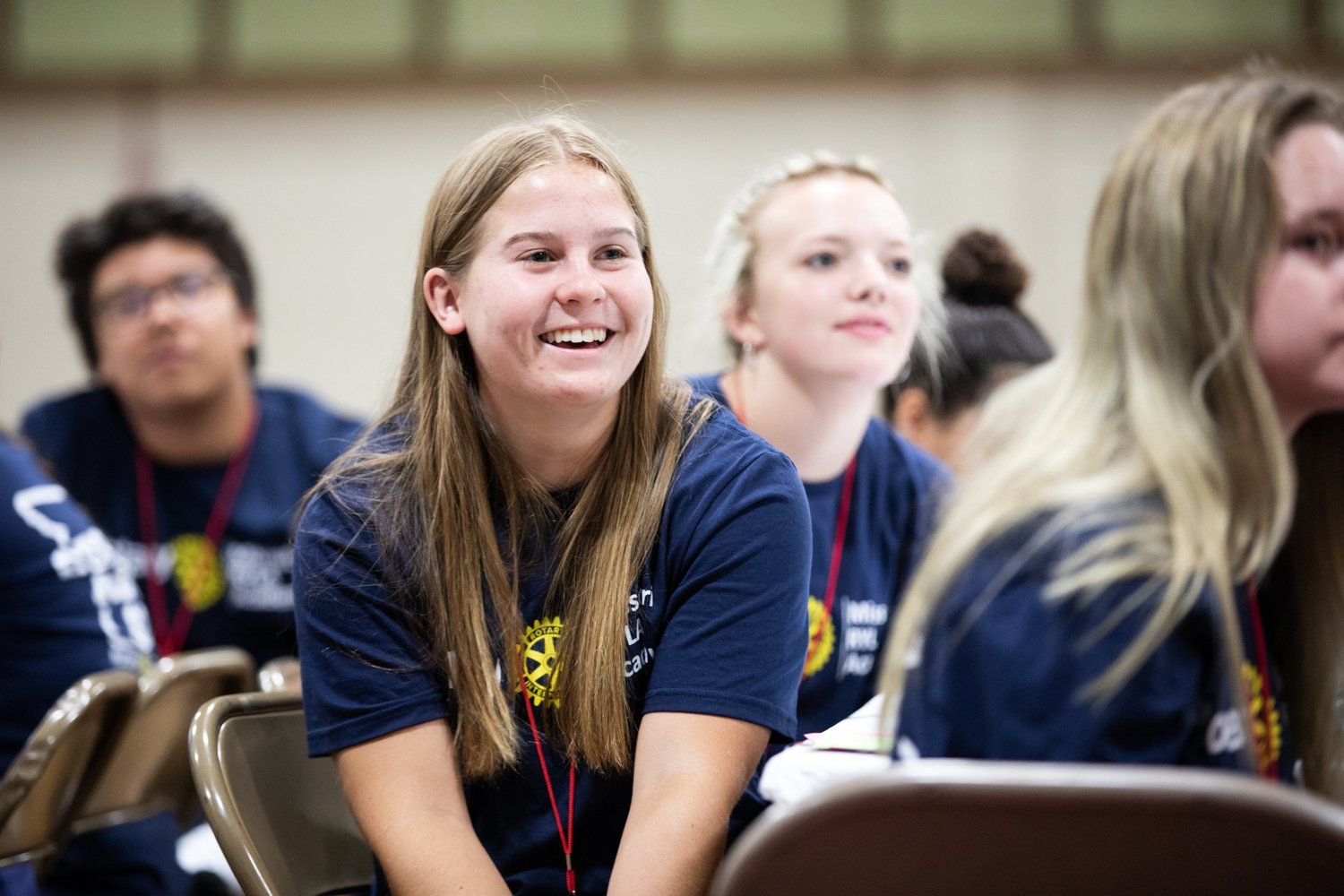 Rotary-utbytesstudenter tillsammans utomlands